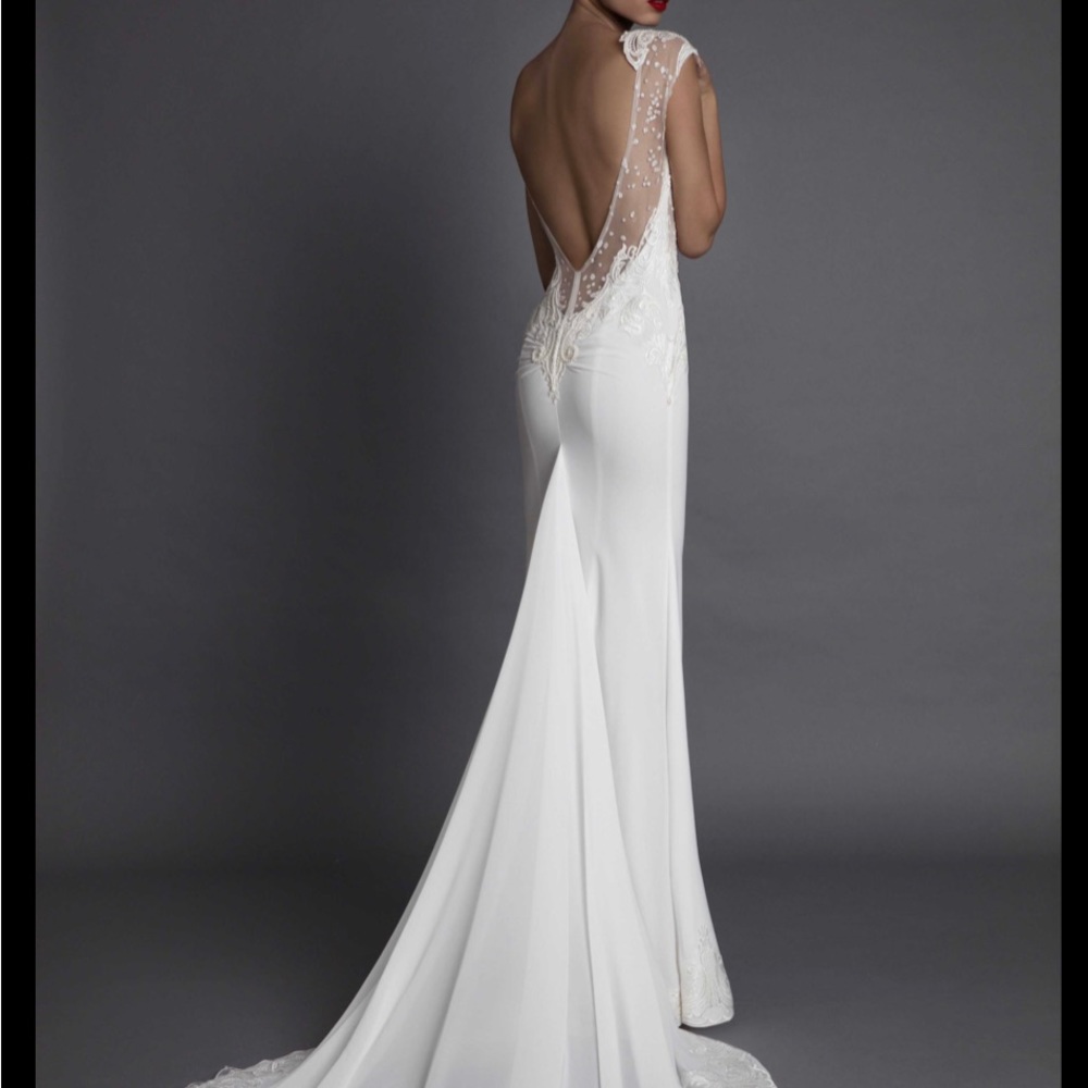MUSE by Berta Aisha (17-20) Wedding Dress Worn for only 1 hour & dry cleaned! - Picture 12 of 13